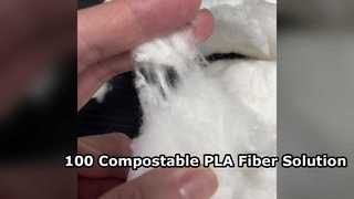 Fibra de grampo super absorvente de 1.33D×38MM, matéria prima de alta retenção de líquidos para máscara facial não tecido