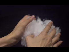 0.9D Filtragem virgem de fibra oca Amigável ao ambiente 32mm Psf Para enchimento