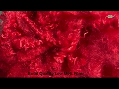 Peso leve de grau A Branco bruto Homem feito Fibras Staple 51mm Fibra de poliéster de baixa fusão