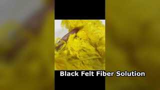 Fibra de grampo de viscose amarela 1.67D×51mm, fibra de celulose regenerada respirável macia para fiação e T