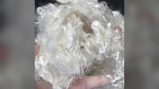 Fibra de veludo em nuvem fresca 1,5D×64mm, fibra básica de veludo macio com resfriamento instantâneo para roupa de cama