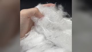 Fibra monocomponente PLA de alta qualidade oca com óleo de silicone