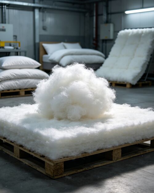 Últimas notícias da empresa sobre Fibra de Poliéster Fiada Oca vs. Fibra de Poliéster de Baixo Ponto de Fusão: Benefícios de Mistura, Aplicações e Guia de Produção