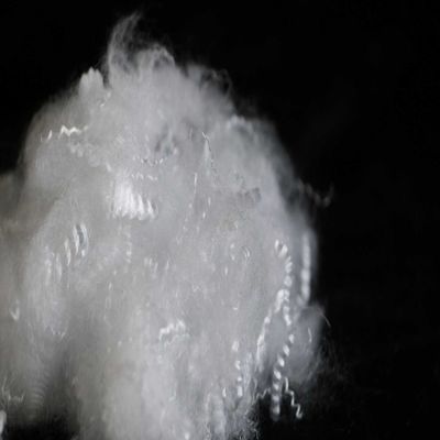 comprar Fibras de poliéster virgem Branco Eco-friendly PSF Crimp personalizável fabricação em linha