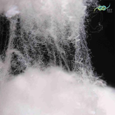 comprar Fibra de poliéster regenerada resistente à chama 64 mm A1 Tecido branco fabricação em linha