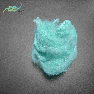 comprar Fibra de poliéster reciclada não siliconizada 4080 azul claro de 51 mm fabricação em linha