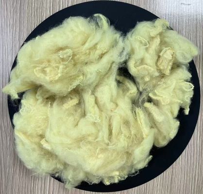 Bom preço. Fibra de poliéster reciclado 2.5D 51mm Chick Yellow on-line