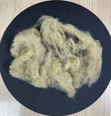 Bom preço. Fibra de poliéster reciclado 6D 64mm Beige Eco-friendly on-line