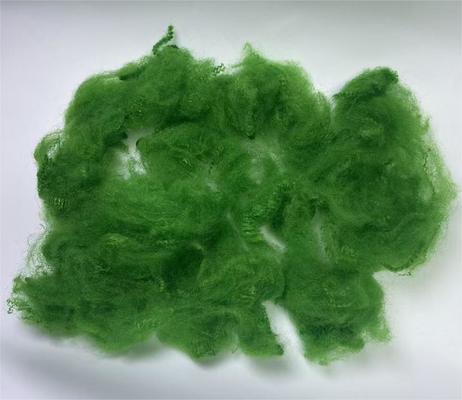 Bom preço. Recycled Polyester Staple Fiber 4.5D 51mm Green with 0.4-0.5% Moisture Regain and Excellent UV Resistance on-line