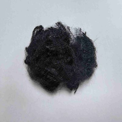 Bom preço. Retardante de Chama Virgem Poliéster Fibra Natural 51mm Preto Para Colchão on-line