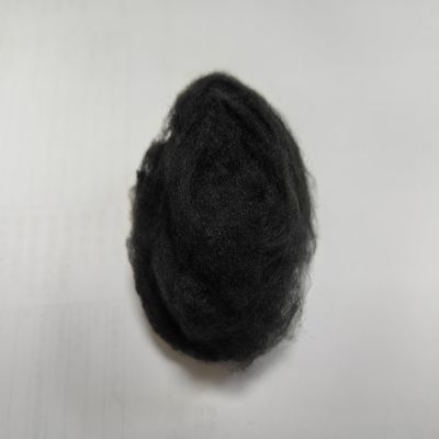 Bom preço. Fibra de grapa de poliéster reciclado 2.5D 51mm Negro on-line