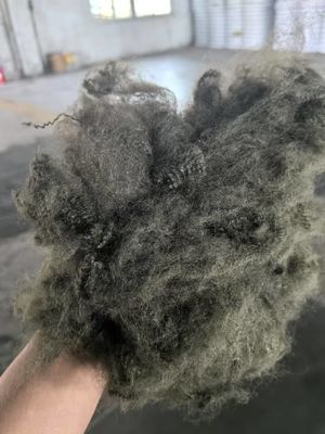 Bom preço. Fibra de poliéster reciclado em grampo 2.5D 51mm Café Verde on-line