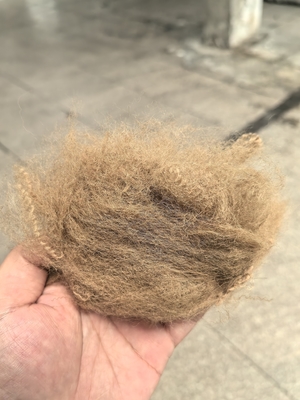 Bom preço. Fibra de Poliéster Reciclado em Grampo 6D 51mm Camelo Alta Resistência ao Rasgamento on-line
