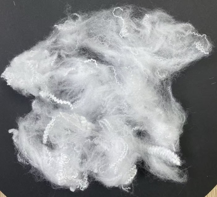 Bom preço. Fibra de poliéster reciclado em grampo 2.5D 51mm Extra Branco on-line