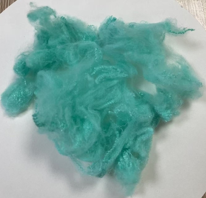 Bom preço. OEKO-TEX Certified Recycled Polyester Fiber 2.5D 51mm Aqua on-line