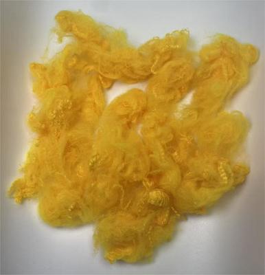 Bom preço. Golden Yellow Highly Durable UV Protection Recycled Polyester Staple Fiber 2.5D 51mm for Versatile Applications on-line