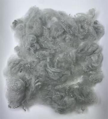 Bom preço. Recycled Polyester Staple Fiber 2.5D 51mm Grey with Moisture Regain 0.4% and Last Fastener 4 Or Above on-line