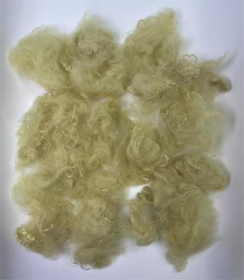 Bom preço. Recycled Polyester Staple Fiber with 38-64mm Fiber Cut Length 0.4% Moisture Regain in Light Camel Color on-line