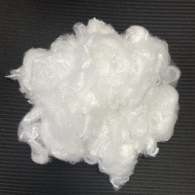 Virgin Bright Polyester Fiber 1.56D×38mm para Yarn and Fabric High quality industrial textile raw materials