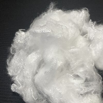 Bom preço. Fibra de Polipropileno Branca 2D × 51mm Leve e Durável para Materiais de Filtro e Enchimento on-line