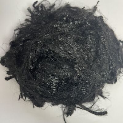 Fibra pré-oxidada de grau industrial 1.5D×51mm. Resistente ao calor a longo prazo até 260°C Matéria prima não inflamável.