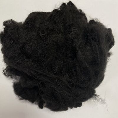 Bom preço. 5.5D*51mm Felt Preto ES Fibra Para Isolamento Acústico e Fibra de Agulha de Feltro de Alta Cor Macia e Fofa Resistência Especificações podem ser personalizadas on-line